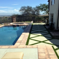 Artificial Grass Carpet Santa Cruz, California Lawn And Landscape, Backyard Garden Ideas