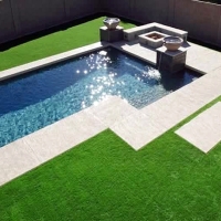 Installing Artificial Grass Red Bluff, California Rooftop, Swimming Pool Designs