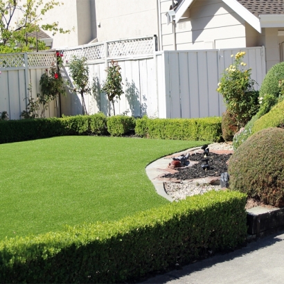 Plastic Grass Stanford, California Paver Patio, Front Yard Landscape Ideas