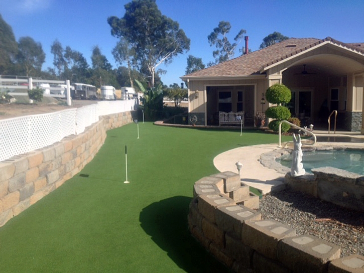 Artificial Grass Installation Belmont, California Golf Green, Backyard Design