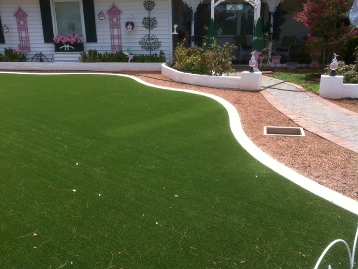 Fake Grass Carpet Emerald Lake Hills, California Landscape Ideas, Small Front Yard Landscaping