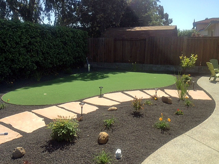 Fake Grass Corte Madera, California Putting Green Grass, Backyard Landscape Ideas