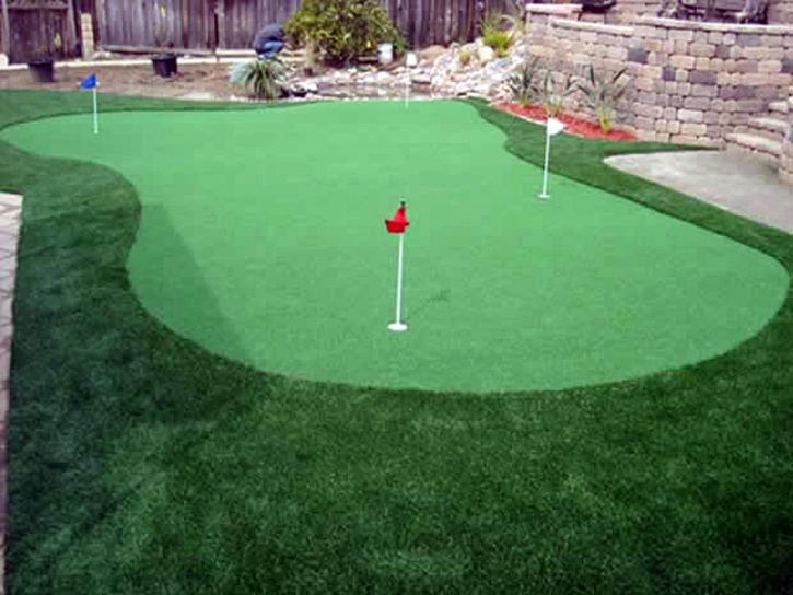 Fake Lawn Stockton, California Indoor Putting Green, Small Backyard Ideas