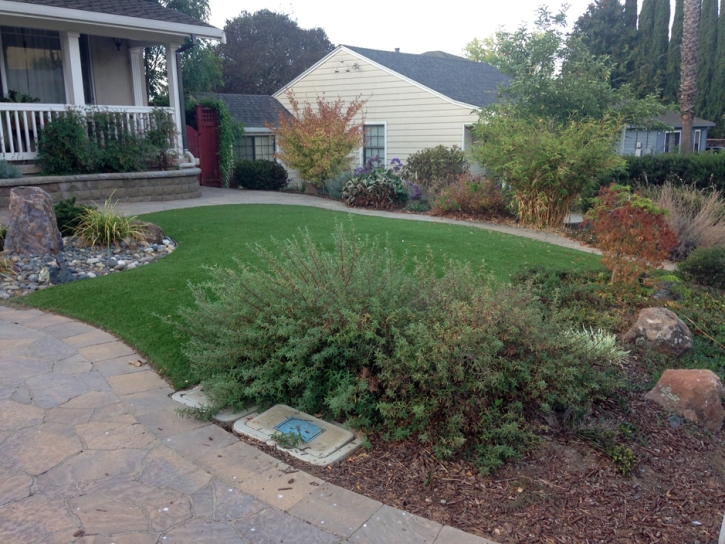 Fake Turf Suisun, California Lawns, Front Yard