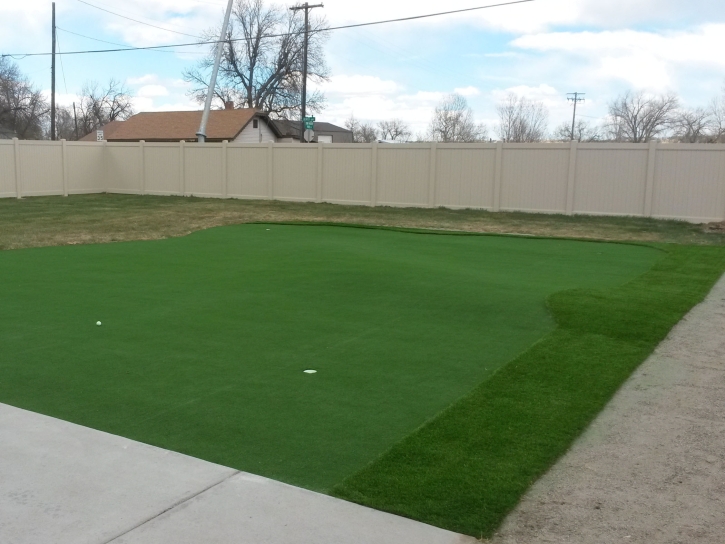 Grass Turf Waterford, California Putting Green Flags, Backyard