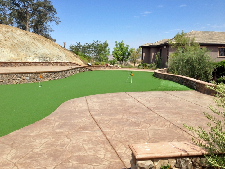 Green Lawn Tahoe Vista, California Backyard Putting Green, Backyard Ideas