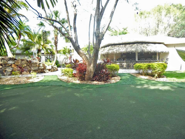 Plastic Grass Inverness, California Office Putting Green, Commercial Landscape